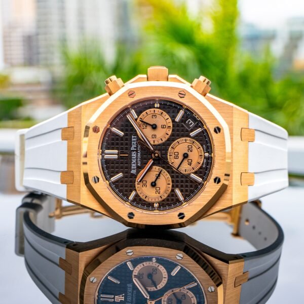 2022 Audemars Piguet 26239OR Royal Oak Selfwinding Chronograph Brown Dial 41mm